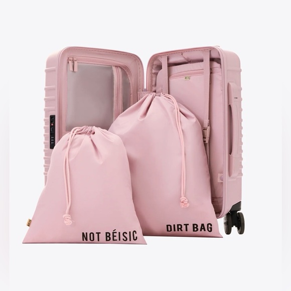 Beis Travel Small Carry-on Roller luggage in Berry - Picture 12 of 16